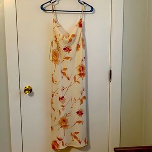 Spaghetti strap floral dress